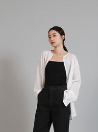 【Et】Semi-Flared Denim Pants