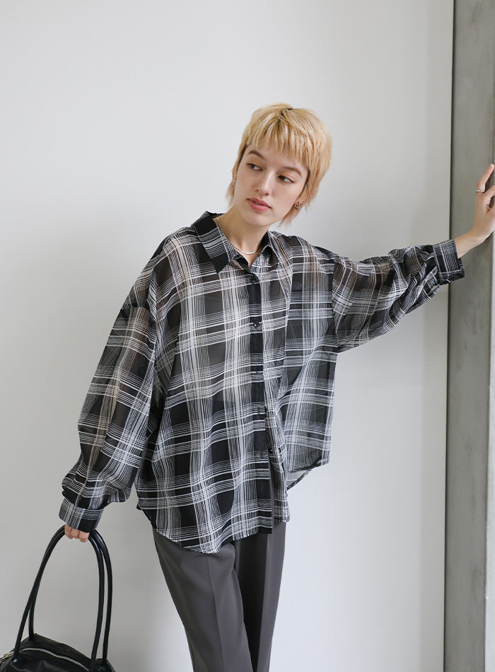 チェックシアーシャツ – SELECT MOCA