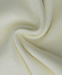 2WAYボタンデザインリブトップス