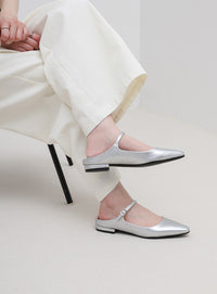 メリージェーンフラットサンダル