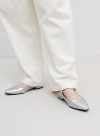 メリージェーンフラットサンダル