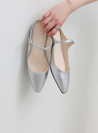 メリージェーンフラットサンダル