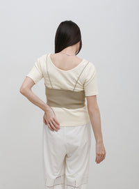 キャミニットビスチェ