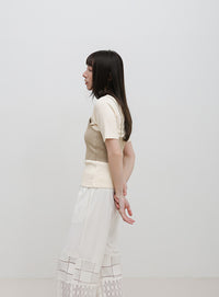 キャミニットビスチェ