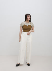 キャミニットビスチェ