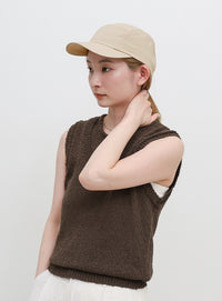 ストラップ付き撥水2WAYキャップ