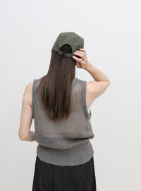 ストラップ付き撥水2WAYキャップ