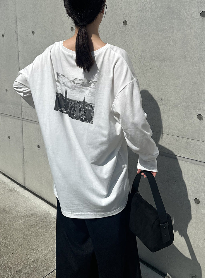 アソートバックプリントロングTシャツ【by SON】 – SELECT MOCA