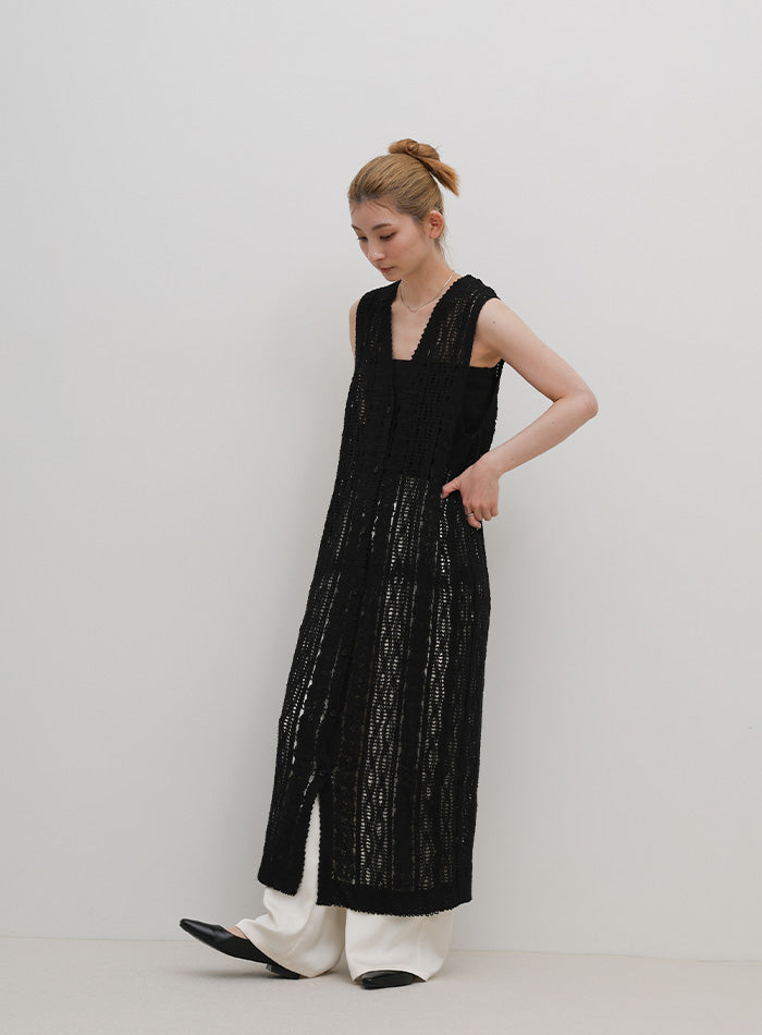 ＜着用1回のみ＞BEAMS GOLF 中綿 ワンピース ベスト Mサイズ 美品 BEAMS GOLF PURPLE LABEL ボーダーニット ワンピース レディス
