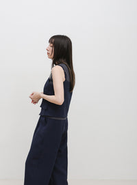 リネンライクハンサムビスチェ
