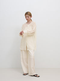 2WAYシフォンブラウス