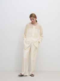 2WAYシフォンブラウス