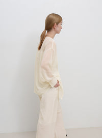 2WAYシフォンブラウス