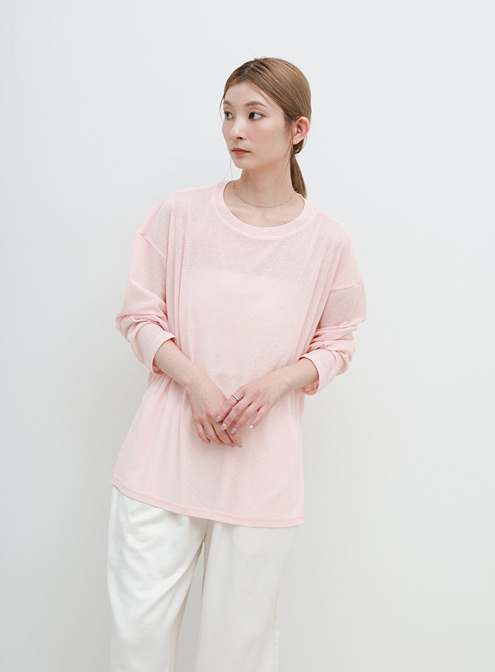 スラブシアークルーネックトップス – SELECT MOCA スラブシアークルーネックトップス – SELECT MOCA