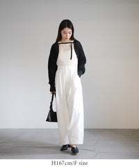 【サイズ展開あり】2WAYストラップカップ付きベアキャミソール【SALE】
