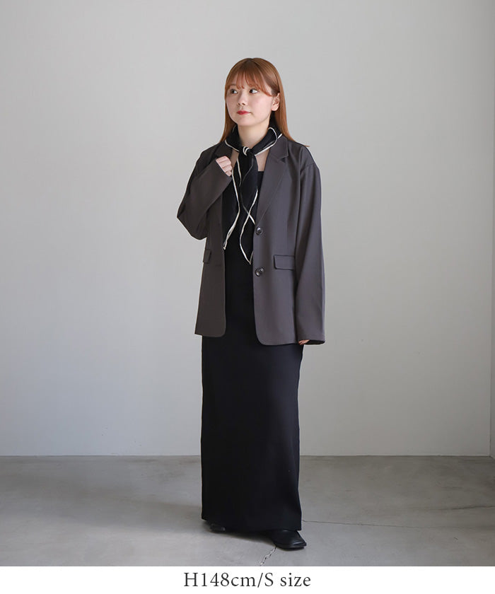 【サイズ展開あり】シンプルテーラードジャケット【by SON】