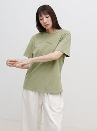 【サイズ展開あり】フロントロゴプリントTシャツ