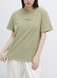 【サイズ展開あり】フロントロゴプリントTシャツ