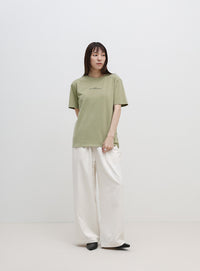 【サイズ展開あり】フロントロゴプリントTシャツ