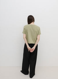 【サイズ展開あり】フロントロゴプリントTシャツ
