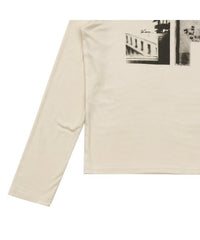 グラフィックプリントロングTシャツ