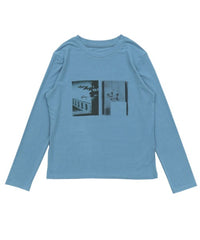 グラフィックプリントロングTシャツ