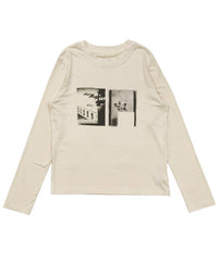 グラフィックプリントロングTシャツ