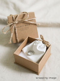 クリアカーブセットイヤリング