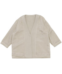 ノーカラーポケットデザインアウター