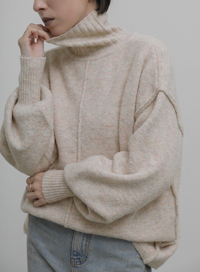 手編みボリュームピンクニット | ALL ITEM | OBLI