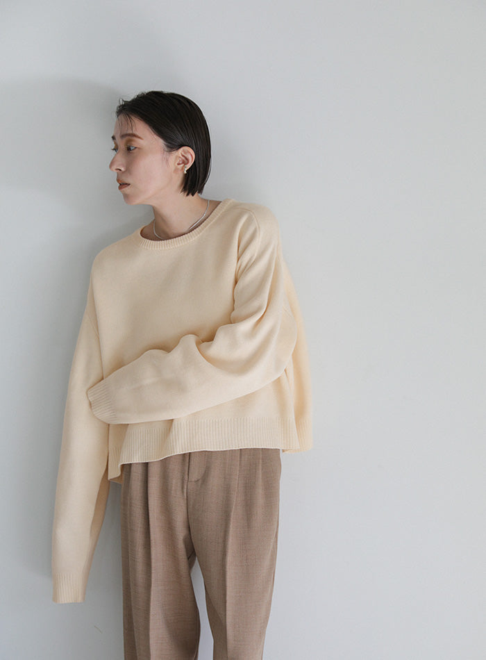 ボックスシルエットクルーネックニット【SALE】 – SELECT MOCA