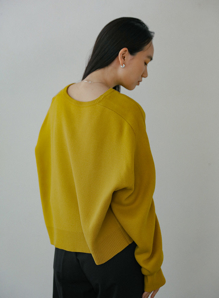 MYLAN ニット Raffle pullover モカブラウン MYLAN – MYLAN ONLINE SHOP