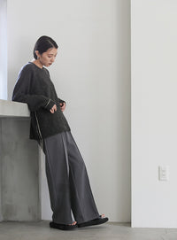 ステッチングドロープニット【official限定】【SALE】