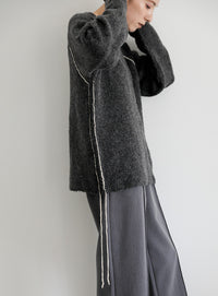 ステッチングドロープニット【official限定】【SALE】