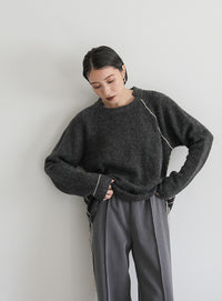 ステッチングドロープニット【official限定】【SALE】