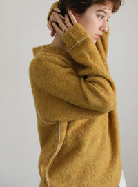ステッチングドロープニット【official限定】【SALE】