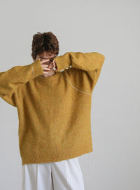 ステッチングドロープニット【official限定】【SALE】
