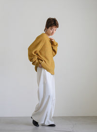 ステッチングドロープニット【official限定】【SALE】