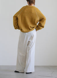 ステッチングドロープニット【official限定】【SALE】