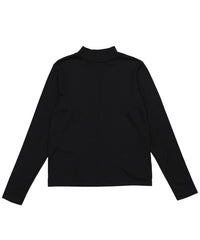 リブセンタープチハイネックトップス【SALE】