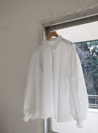 【Et】ギャザーボリュームスリーブシャツ【SALE】