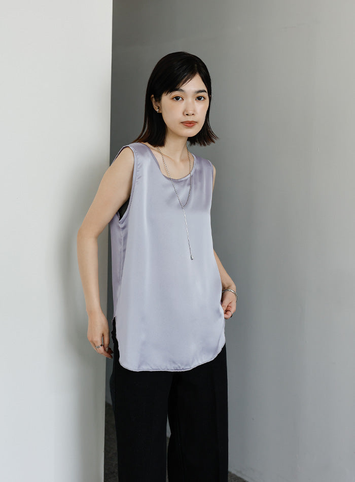 トモたん Et】2WAY Satin Tank Top – SELECT MOCA