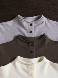 【Et】2way Button Design Knit