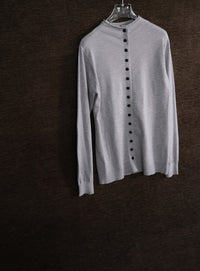 【Et】2way Button Design Knit