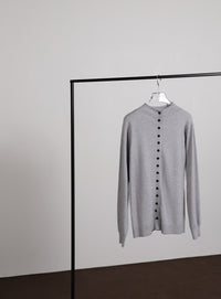 【Et】2way Button Design Knit