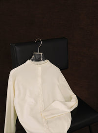 【Et】2way Button Design Knit