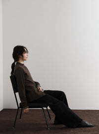 【Et】2way Button Design Knit