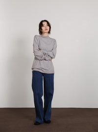 【Et】2way Button Design Knit