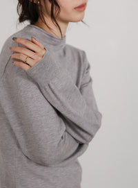 【Et】2way Button Design Knit