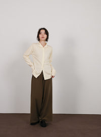 【Et】2way Button Design Knit